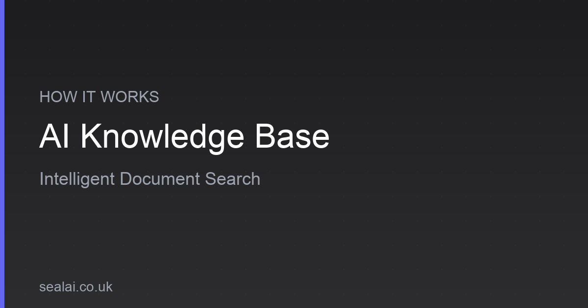 AI Knowledge Base Agent | 90% Resolved | SealAI